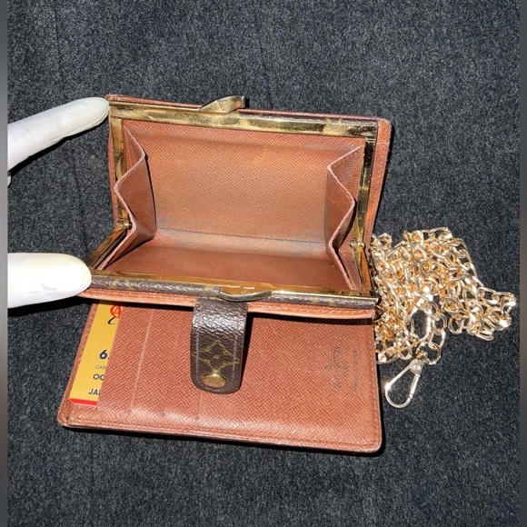 ✅AUTHENTIC LV KISSLOCK WALLET MI0938 LOUIS VUITTON - Picture 8 of 16